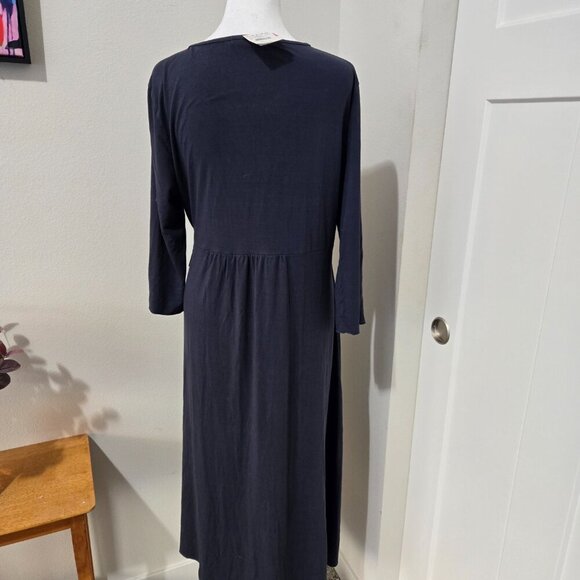 NWT Fresh Produce Midi Wrap Me Up Dress Twilight Dark Gray - Sz XL - Picture 5 of 10